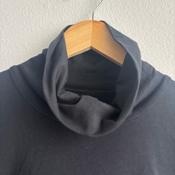 J.JILL - PureJill Relaxed Turtleneck Long Sleeve Pima Cotton Spandex Knit Top L - Picture 3 of 7
